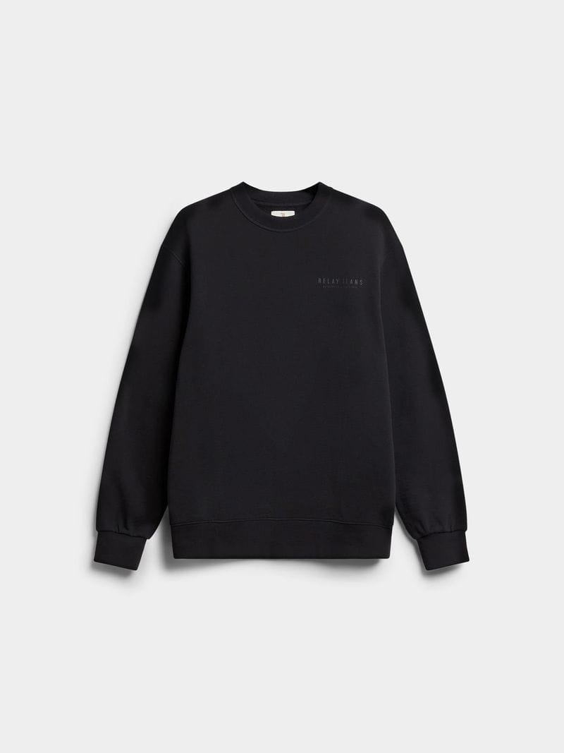 Men's Relay Jeans Basic Black Sweat Top