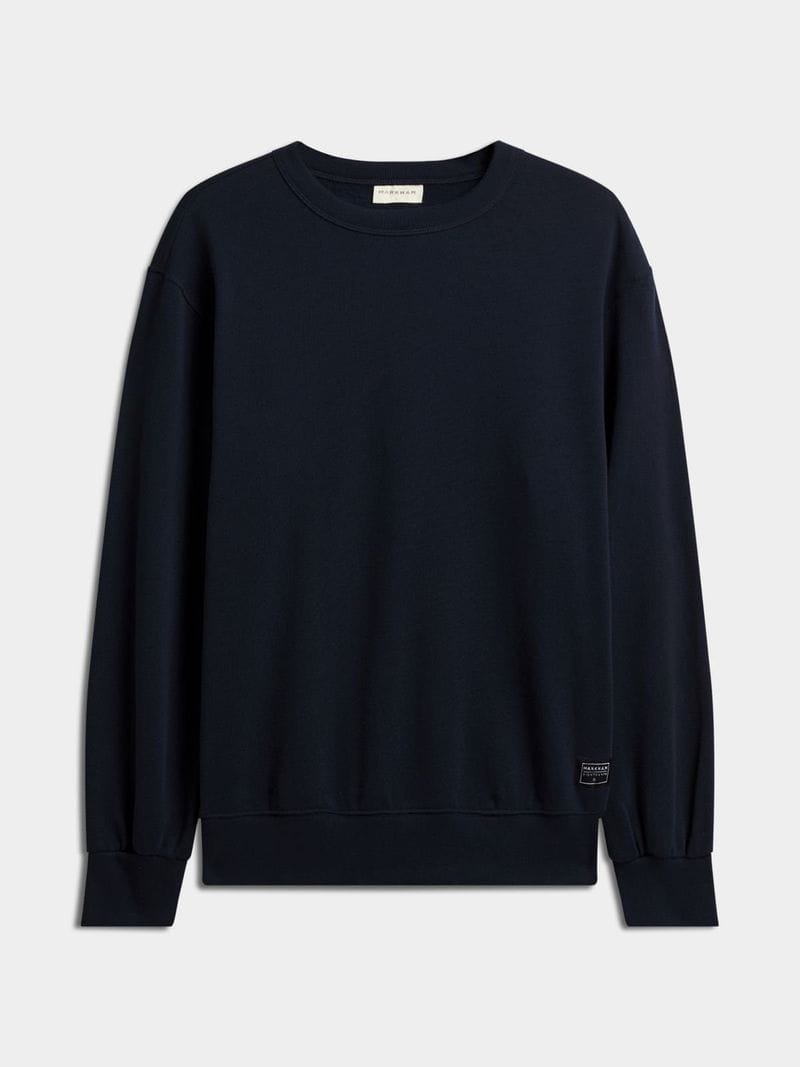 Blusão Masculina Markham Basic Navy com Gola Redonda